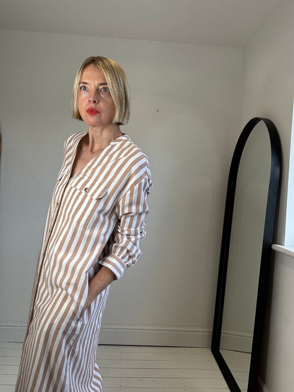 Stripe cotton dress