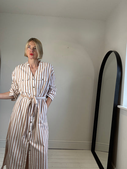Stripe cotton dress