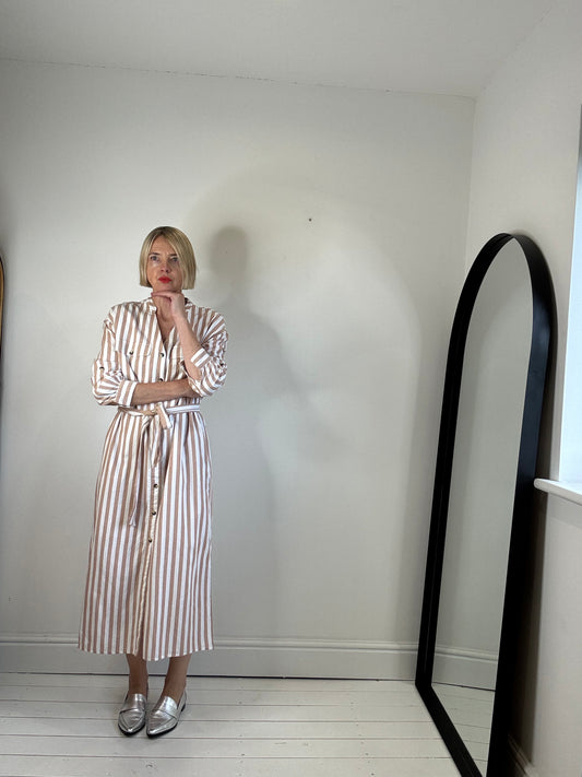Stripe cotton dress