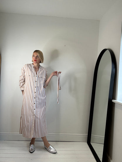 Stripe cotton dress
