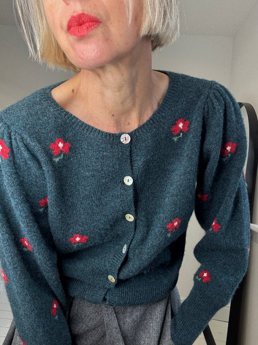 BRORA embroidered cardigan