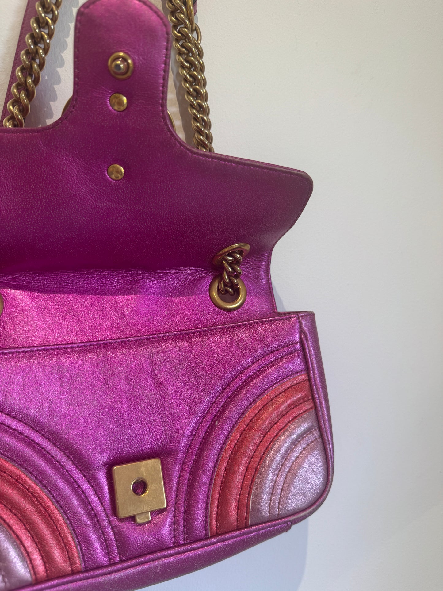 GUCCI Marmont Sylvie leather bag