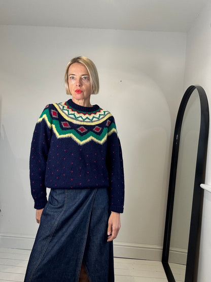 VINTAGE Fair Isle jumper