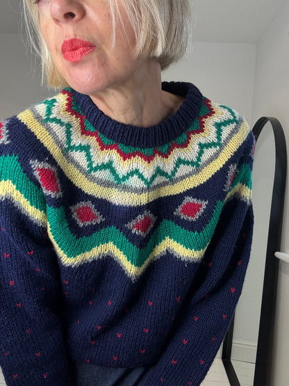 VINTAGE Fair Isle jumper