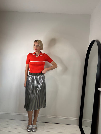 HUGO BOSS metallic skirt