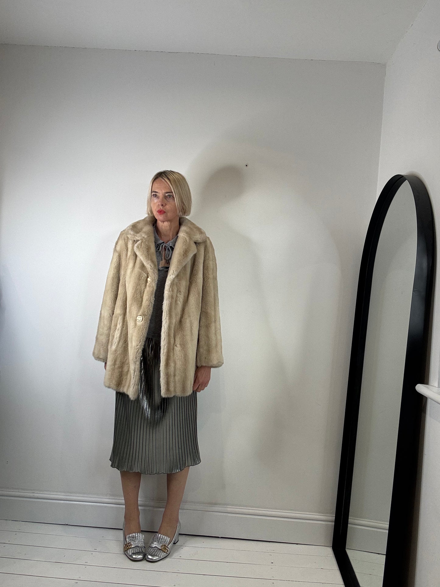 VINTAGE Tissavel faux fur
