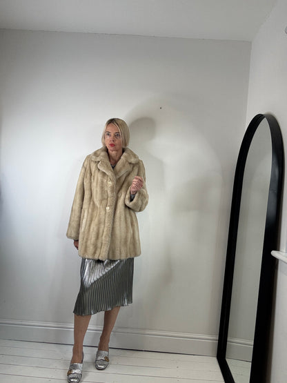 VINTAGE Tissavel faux fur