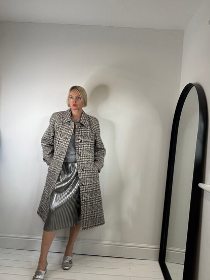 VINTAGE tweed sb coat