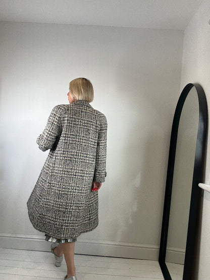 VINTAGE tweed sb coat