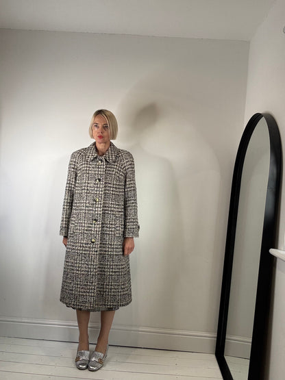VINTAGE tweed sb coat