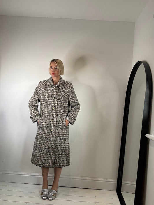 VINTAGE tweed sb coat