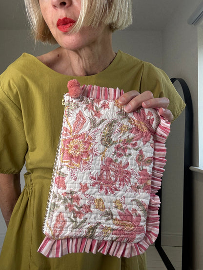 NEW quilted pouch bag