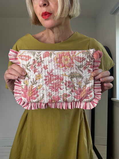 NEW quilted pouch bag