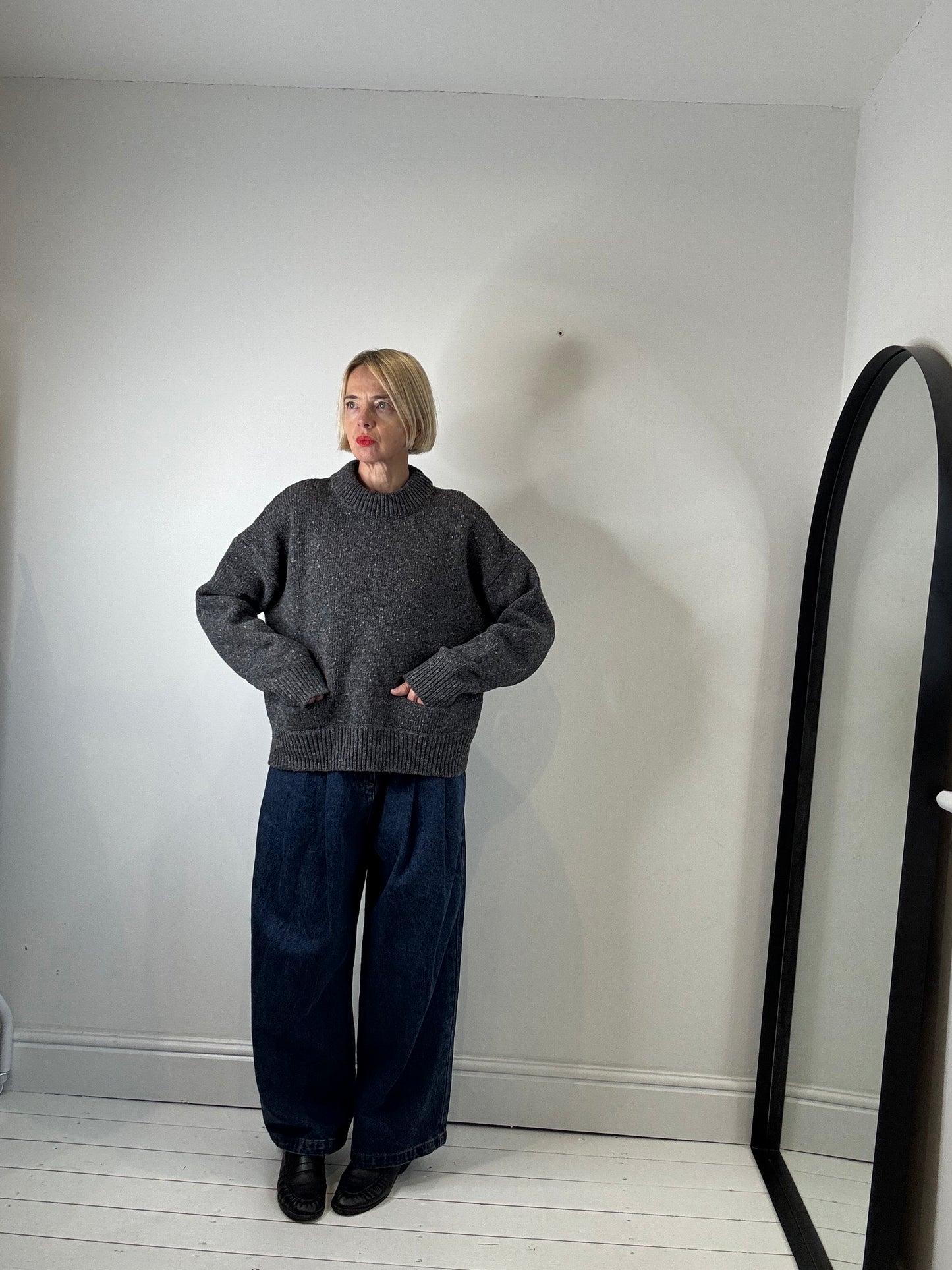YMC - New with Tags BONNIE JUMPER-CHARCOAL