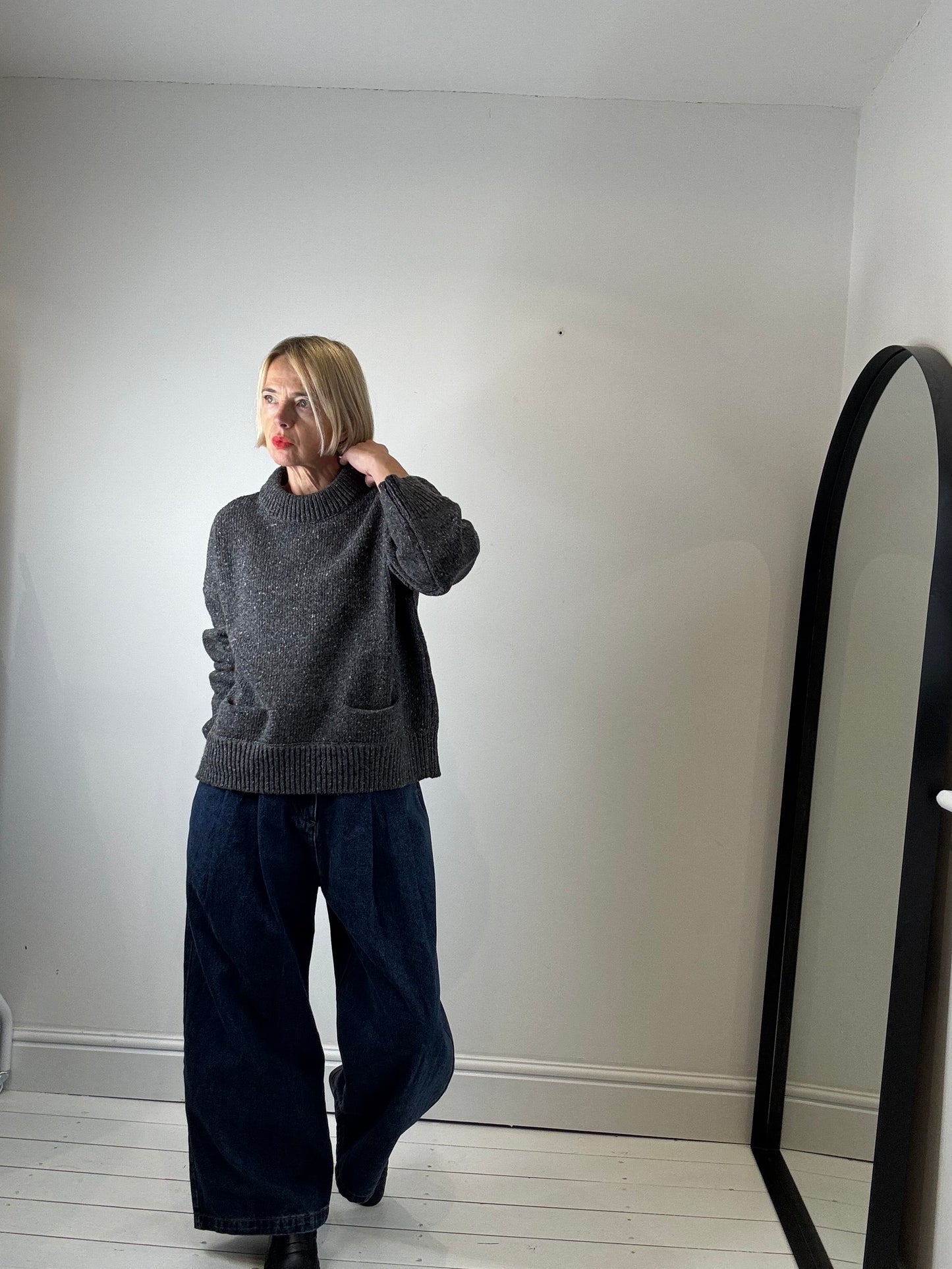 YMC - New with Tags BONNIE JUMPER-CHARCOAL
