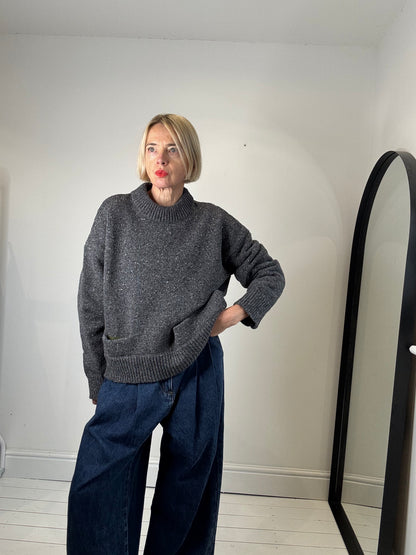 YMC - New with Tags BONNIE JUMPER-CHARCOAL
