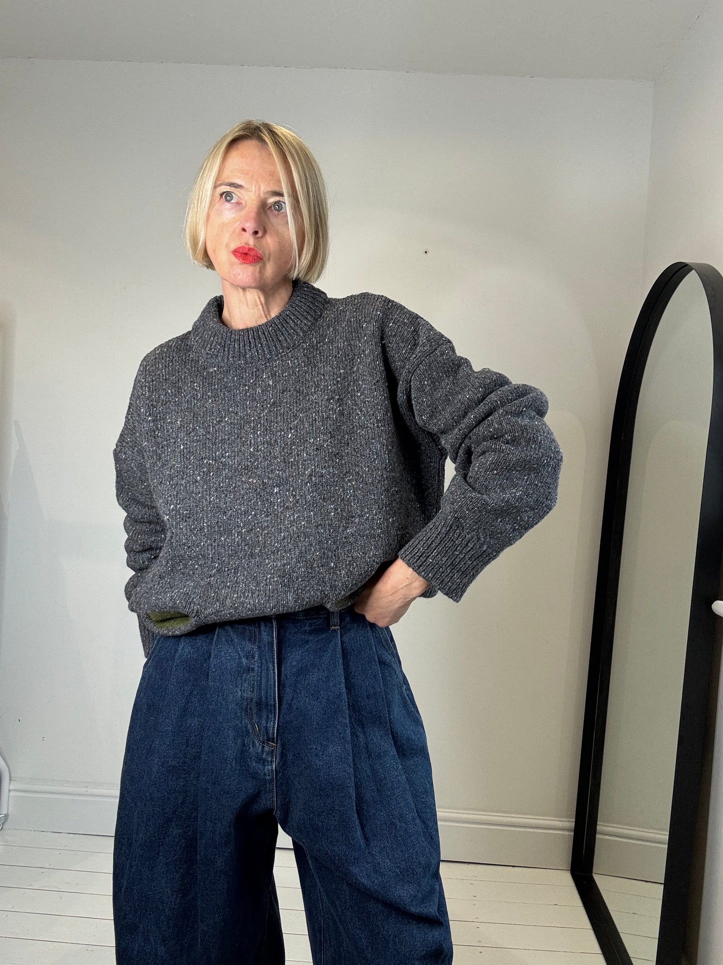 YMC - New with Tags BONNIE JUMPER-CHARCOAL