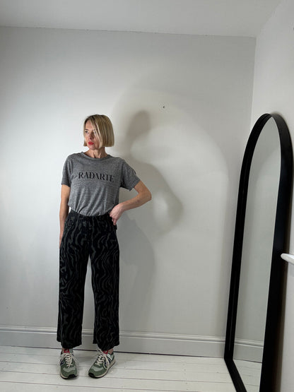 BIMBA Y LOLA animal print trousers