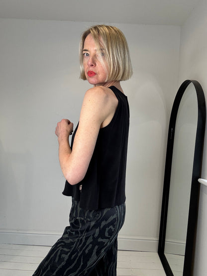 BIMBA Y LOLA animal print trousers