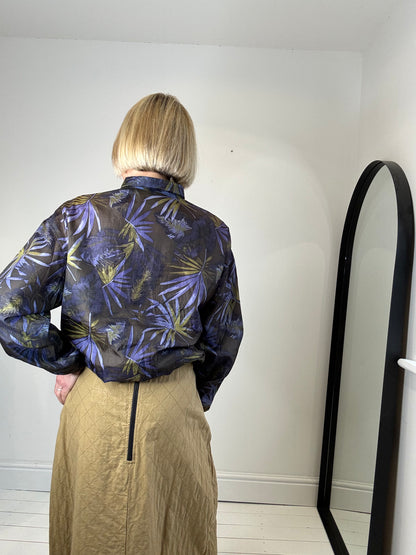 VINTAGE print windbreaker