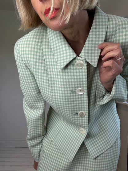 VINTAGE AQUASCUTUM check suit