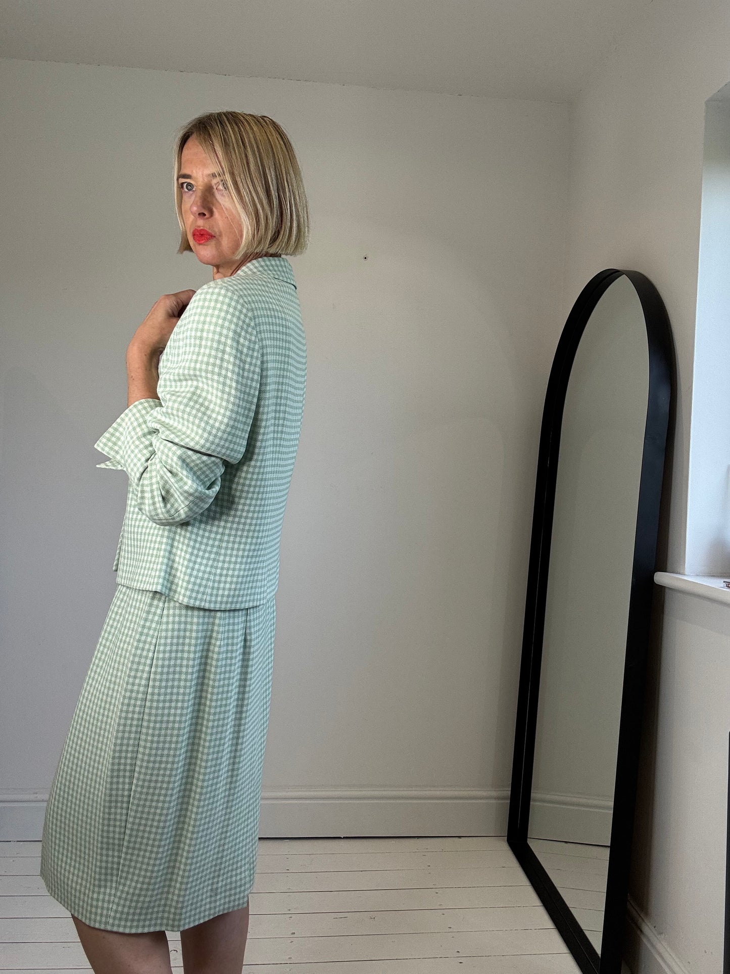 VINTAGE AQUASCUTUM check suit
