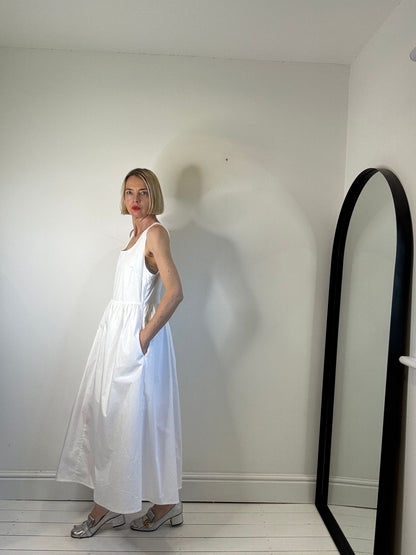 Cotton midi dress