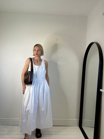 Cotton midi dress