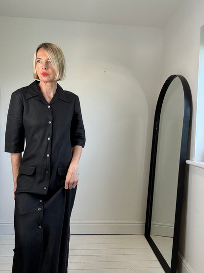 VINTAGE Nicole Farhi linen dress