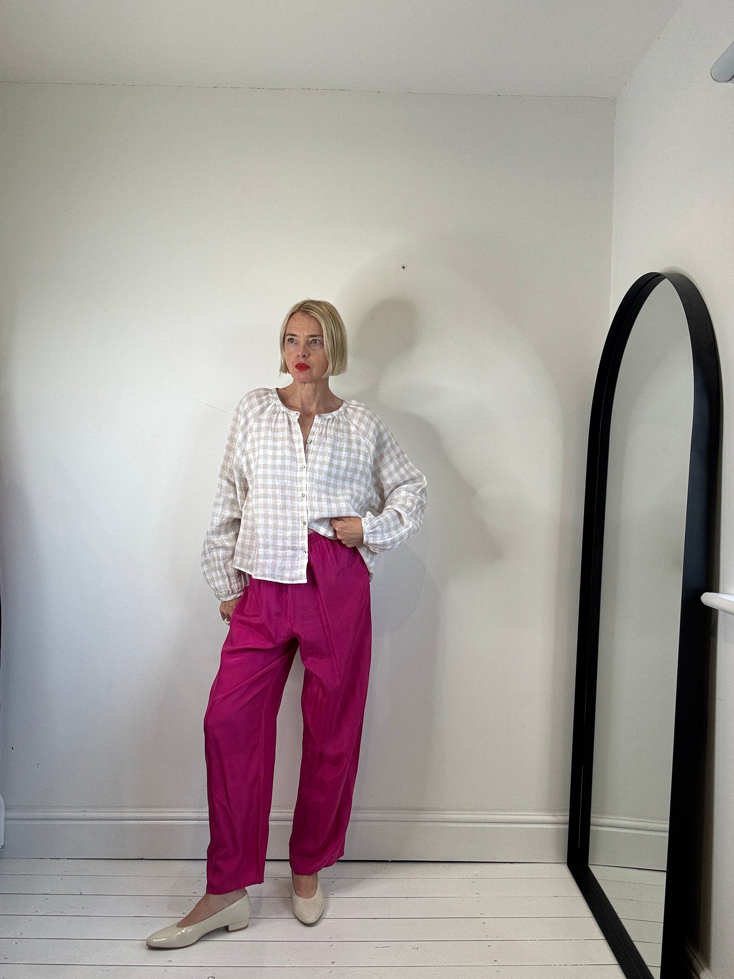 VINTAGE parachute silk trousers