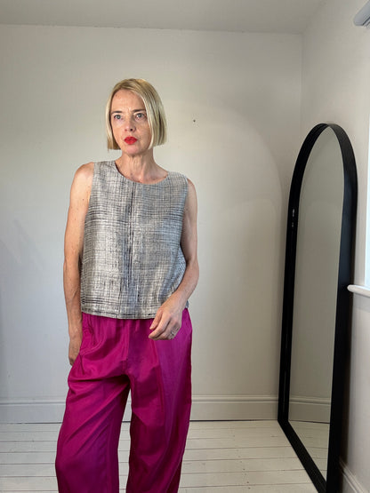 VINTAGE parachute silk trousers