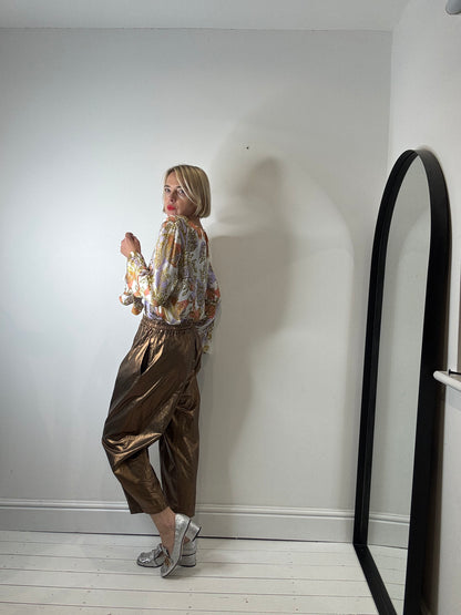 BEYOND NINE Linen metallic Mabel