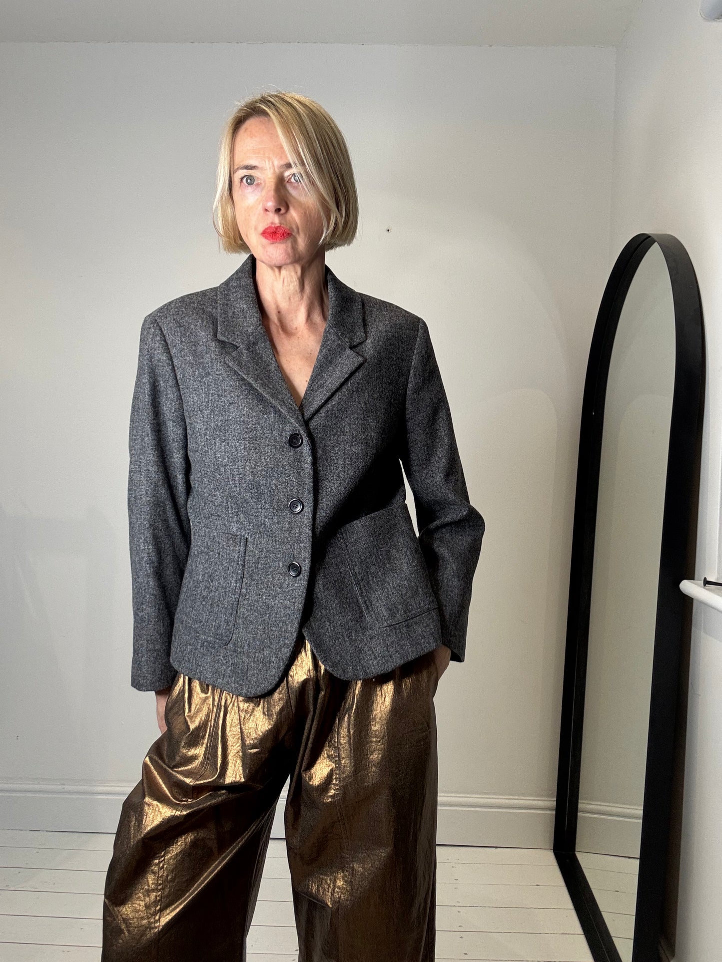 BEYOND NINE Linen metallic Mabel
