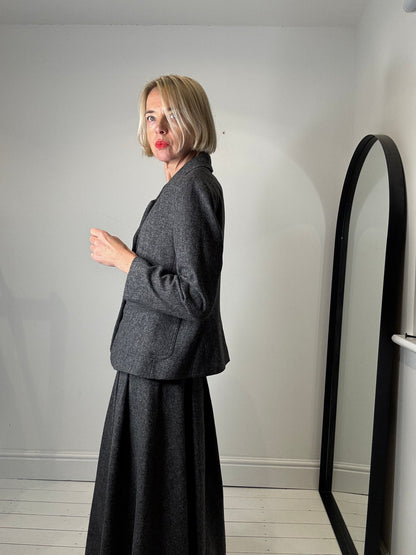 Blazer and skirt suit