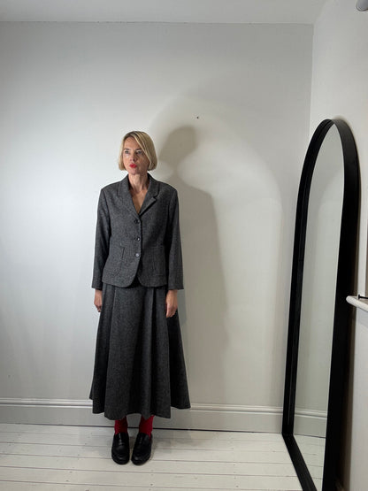 Blazer and skirt suit