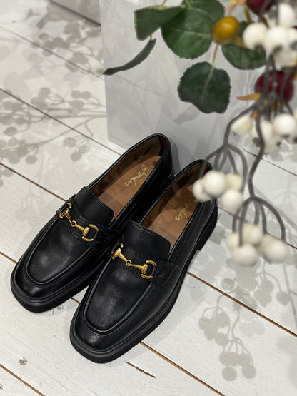 Leather loafers