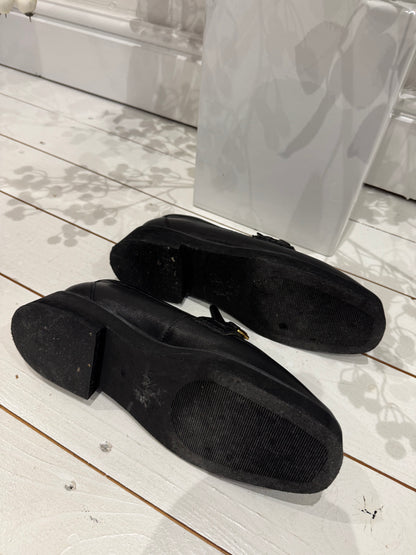 Leather loafers