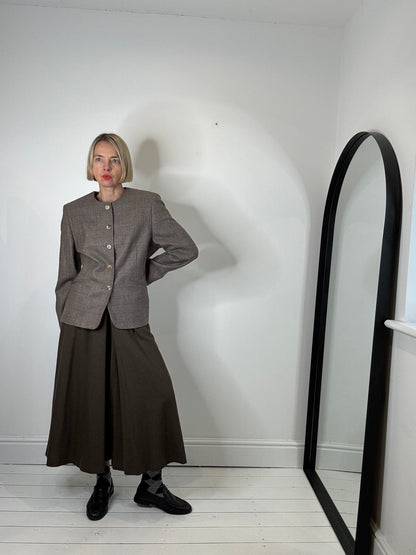 VINTAGE collarless jacket