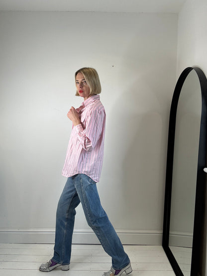 VINTAGE cotton stripe shirt