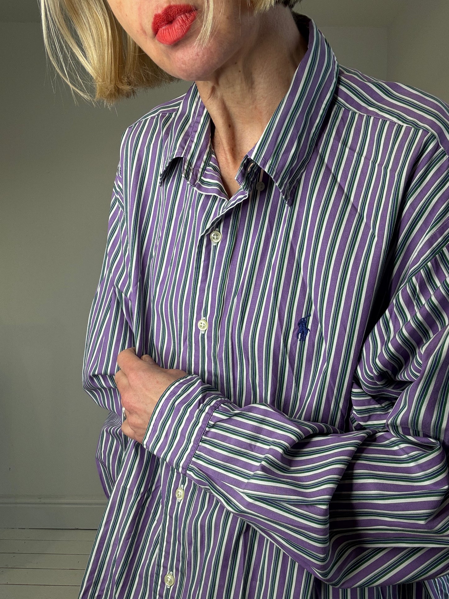 RALPH LAUREN stripe shirt