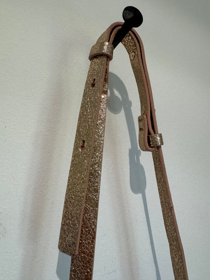 MARC CAIN champagne metallic bag