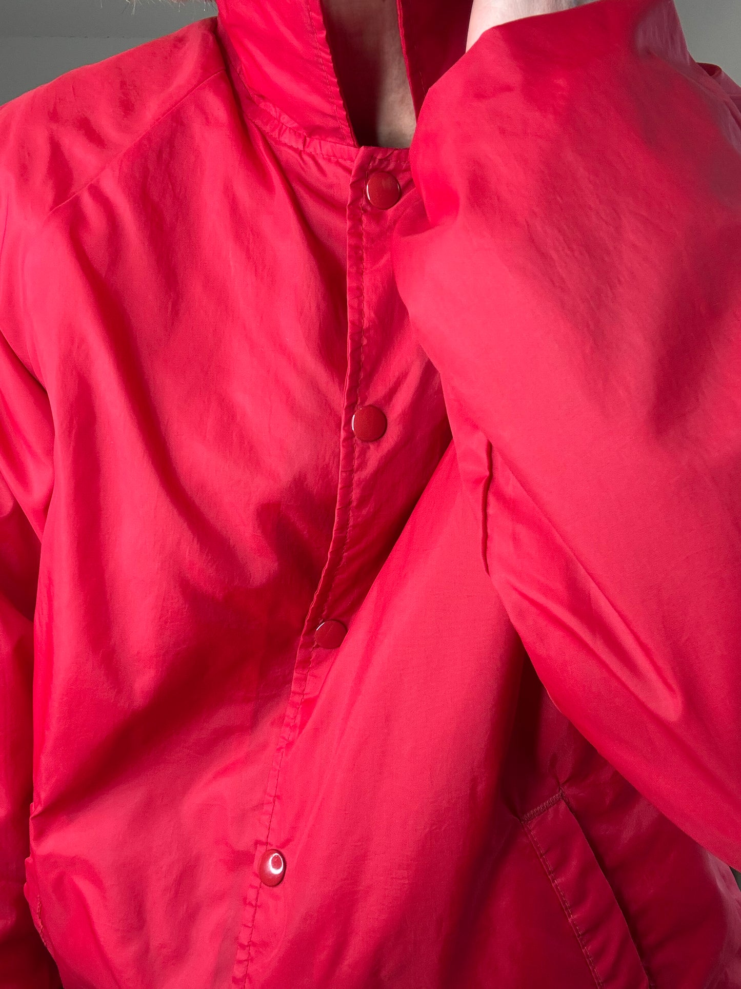 VINTAGE popper windbreaker