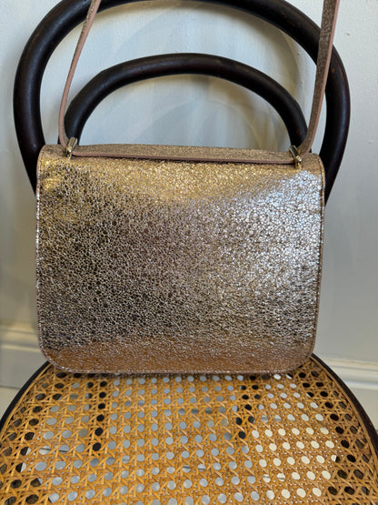 MARC CAIN champagne metallic bag