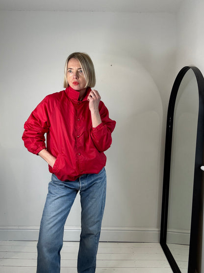 VINTAGE popper windbreaker