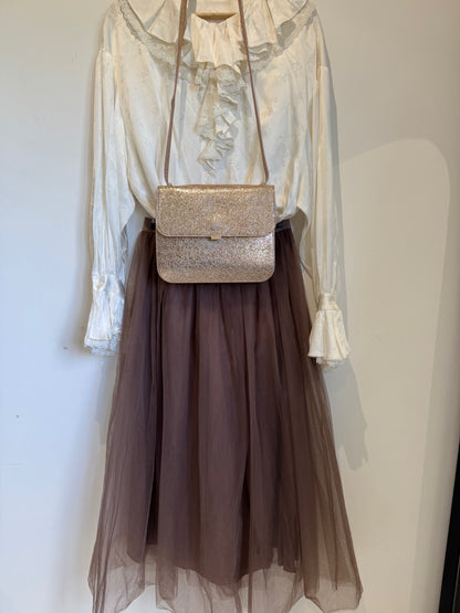 MARC CAIN champagne metallic bag