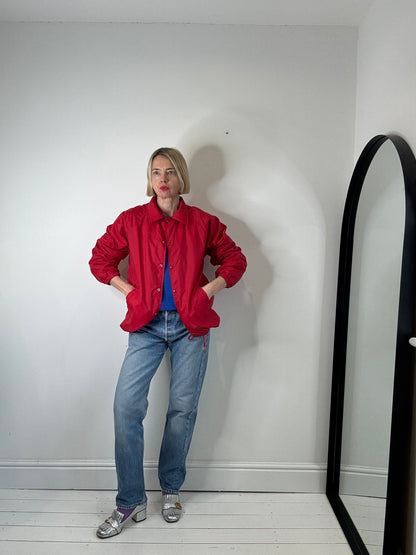 VINTAGE popper windbreaker