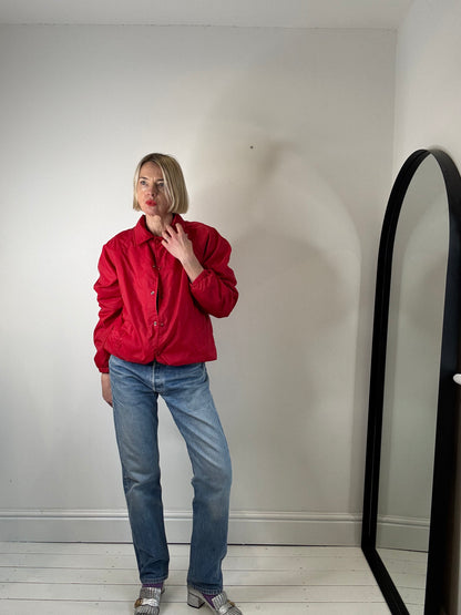 VINTAGE popper windbreaker