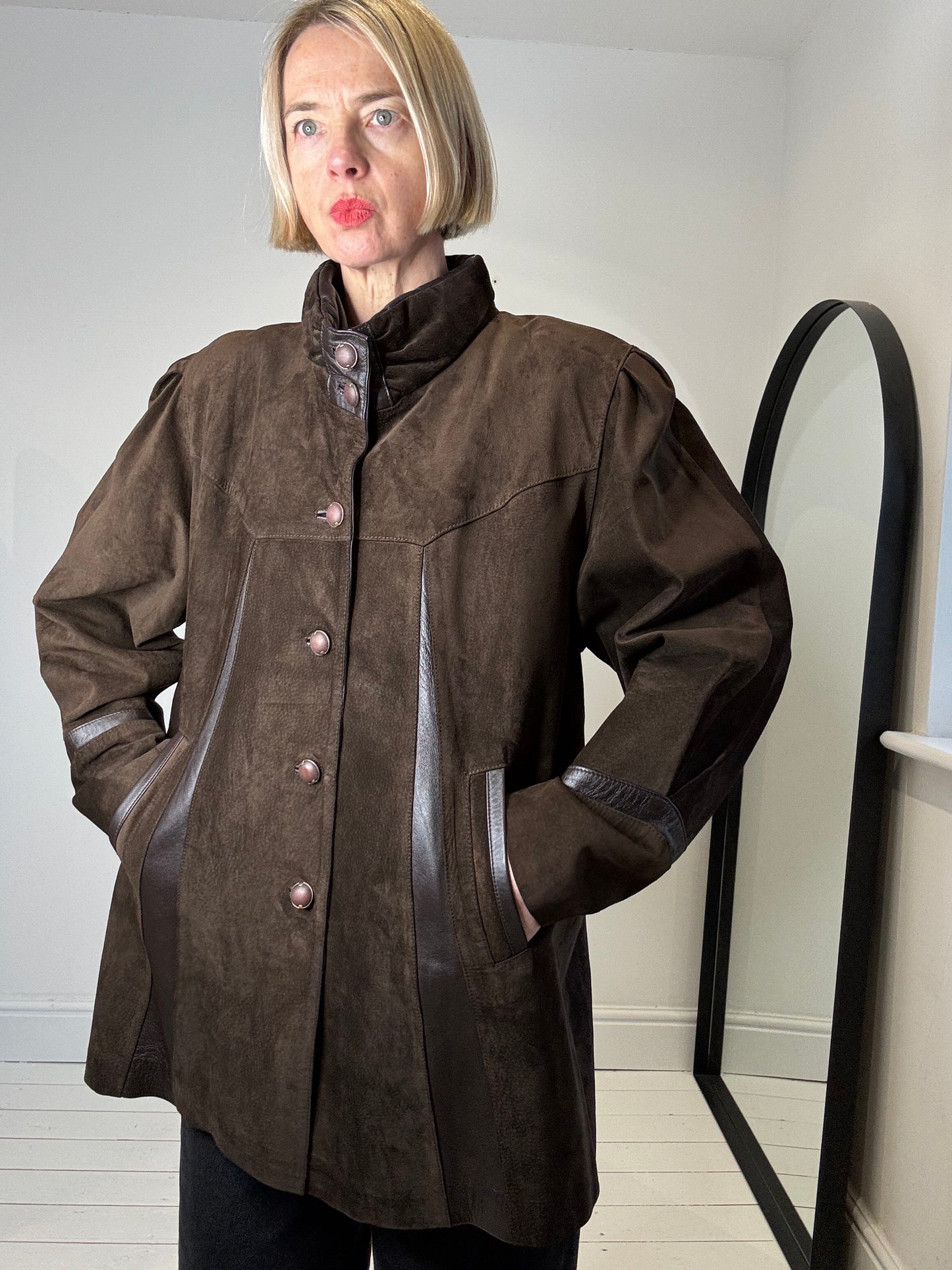 VINTAGE Suede & Leather jacket