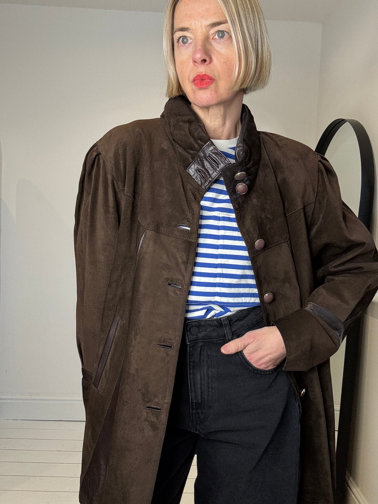 VINTAGE Suede & Leather jacket