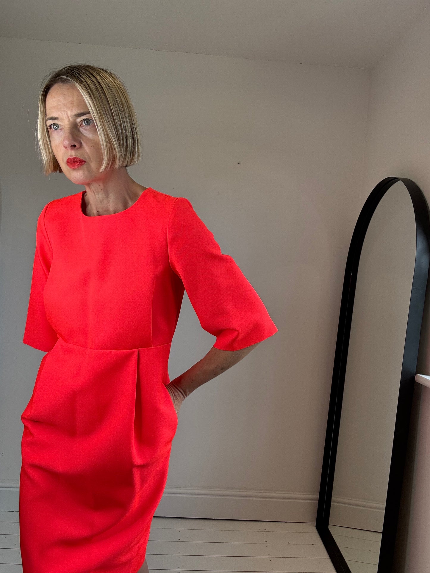 M A R N I  fluro technical dress